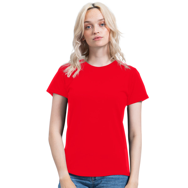 Mantis Essential T-shirt för dam/dam L Röd Red L