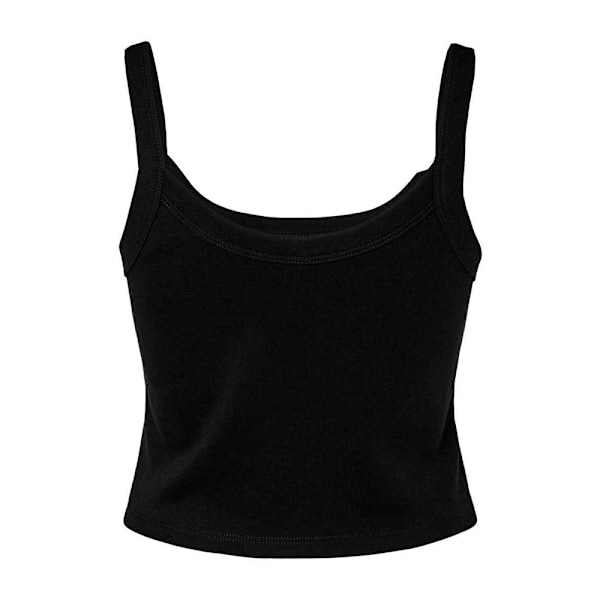 Bella + Canvas Dam/Dam Spaghetti Strap Tank Top S Solid B Solid Black S