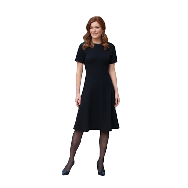 Brook Taverner Dam/Kvinnor Belinda Jersey Klänning 18 UK Svart Black 18 UK