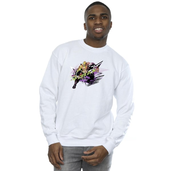 Marvel Herr Guardians Of The Galaxy Abstrakt Drax Sweatshirt S White S