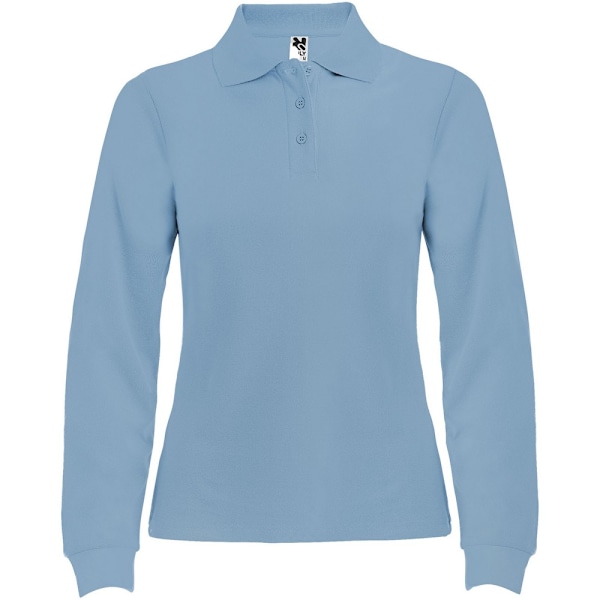 Roly Dam/Dam Estrella Långärmad Pikétröja L Sky Blue Sky Blue L