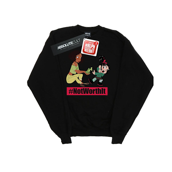 Disney Boys Wreck It Ralph Tiana Och Vanellope Sweatshirt 5-6 År Sports Grey 5-6 Years