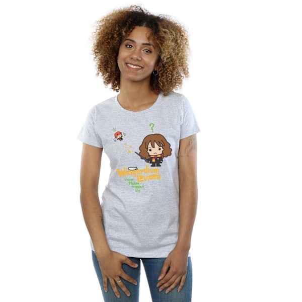 Harry Potter Dam/Kvinnor Hermione Granger Wingardium Leviosa Sports Grey XXL