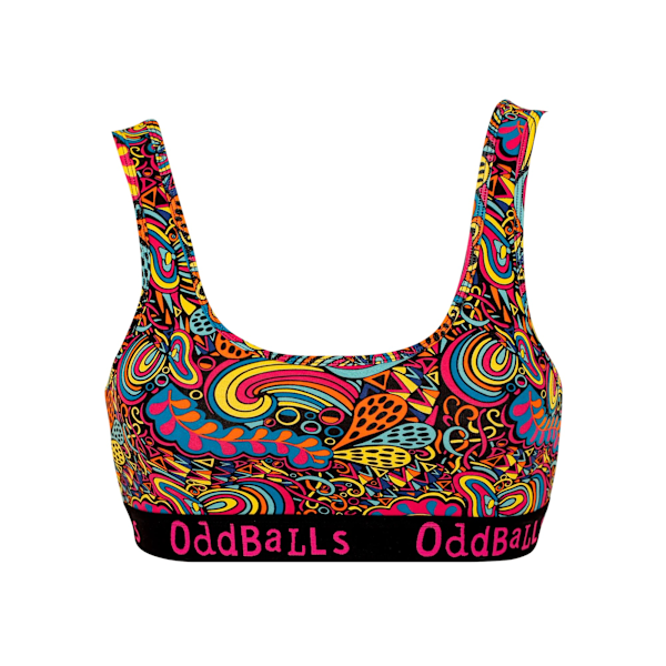 OddBalls Womens/Ladies Enchanted Bralette 3XL Multifärgad Multicoloured 3XL