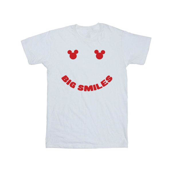 Disney Boys Musse Pigg Big Smile T-shirt 9-11 år Vit White 9-11 Years