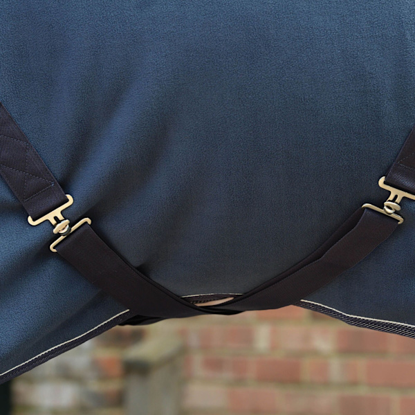 Weatherbeeta Standard-Neck Sherpa Fleece Horse Cooler Rug 5´ 9 Dark Blue/White 5´ 9