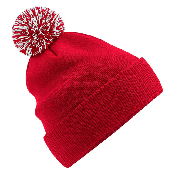 Beechfield Snowstar Recycled Beanie One Size Klassisk Röd/Vit Classic Red/White One Size