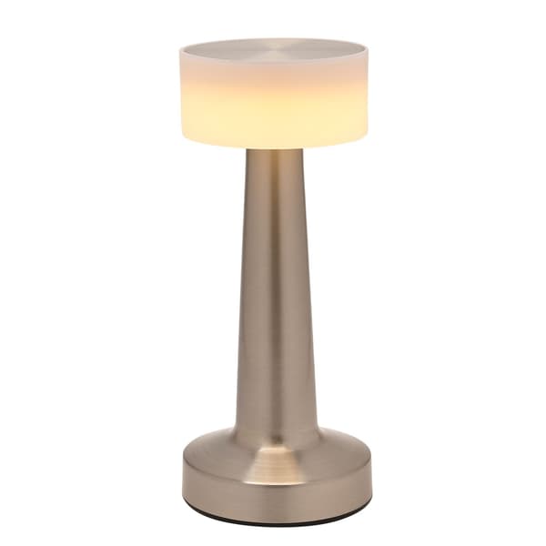 Hestia Silver USB LED Bordslampa med Touchfunktion En Storlek Silver Silver One Size
