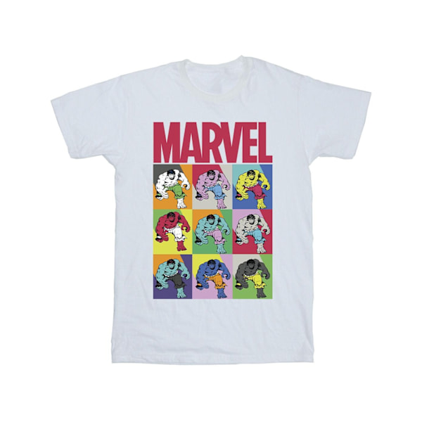 Marvel Herr Hulk Pop Art T-shirt 4XL Vit White 4XL