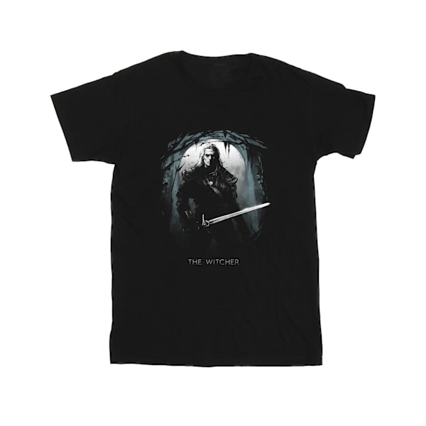Netflix The Witcher Geralt Of The Night T-shirt 4XL Svart Black 4XL