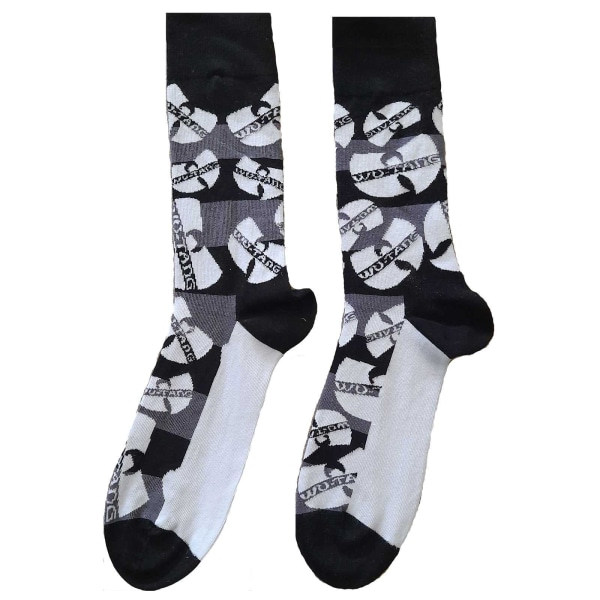 Wu-Tang Clan Unisex Adult Logo Ankle Socks 7 UK-11 UK Black/Whi Black/White/Grey 7 UK-11 UK