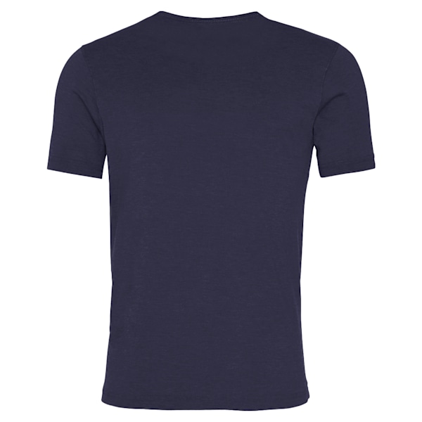 AWDis Mens Washed T-shirt Extra Small Washed New French Navy Washed New French Navy Extra Small