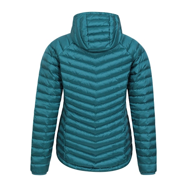 Mountain Warehouse Skyline Extreme Vattentät Dunjacka för Kvinnor Teal 10 UK