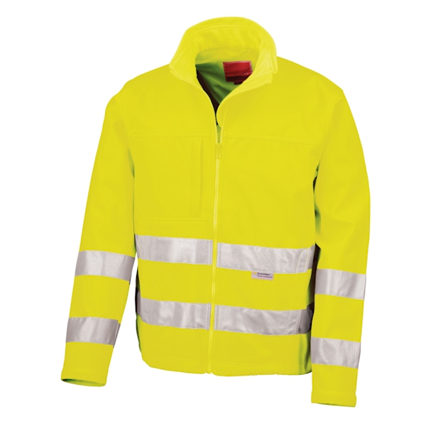 SAFE-GUARD by Result Herr Hi-Vis Softshell Jacka 3XL Gul Yellow 3XL