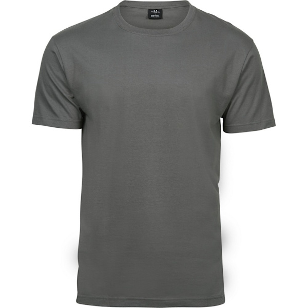 Tee Jays herr T-shirt med kort ärm M Powder Grey Powder Grey M