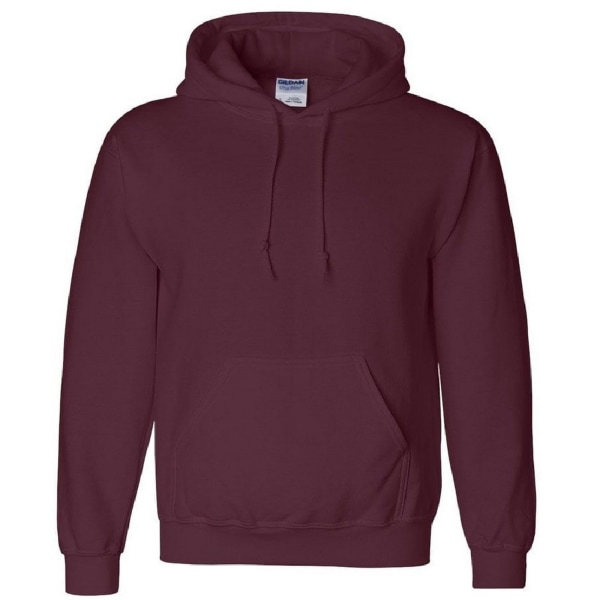 Gildan Heavyweight DryBlend Adult Unisex Hood Sweatshirt Top Maroon S