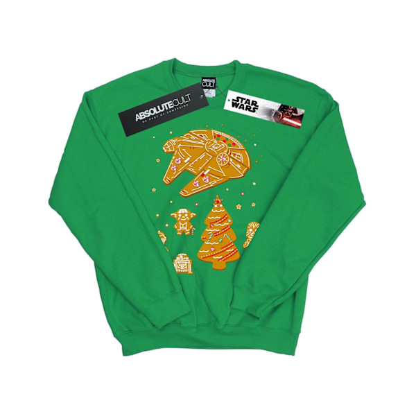 Star Wars Mens Gingerbread Rebels Sweatshirt L Irländsk Grön Irish Green L