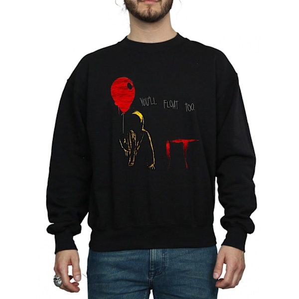 It Georgie Float Sweatshirt M Svart Black M
