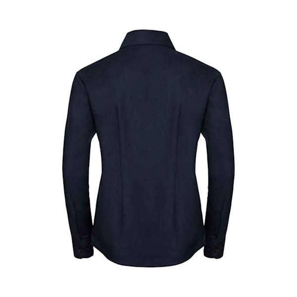Russell Collection Dam/Dam Oxford Långärmad Skjorta 3XL Bright Navy 3XL
