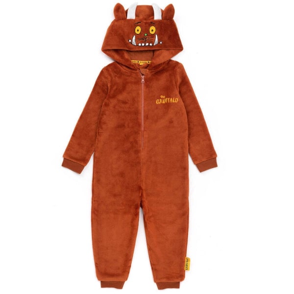 The Gruffalo Fluffy Allt-i-ett nattkläder för barn/barn 12-18 M Brown 12-18 Months