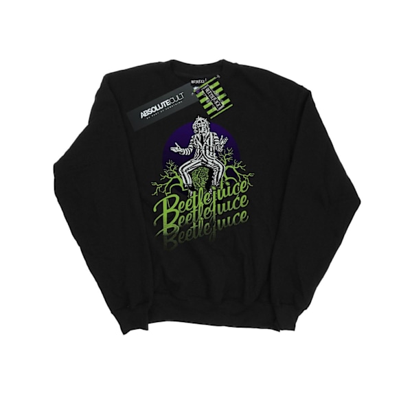 Beetlejuice Herr Faded Pose Sweatshirt 3XL Svart Black 3XL