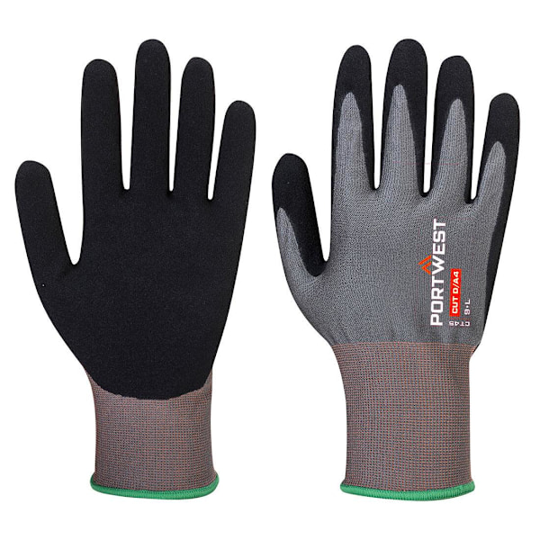Portwest CT45 Nitrilhandskar M Grå/Svart Grey/Black M