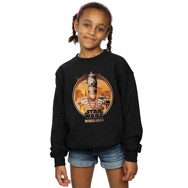 Star Wars Girls The Mandalorian IG-11 Inramad Tröja 3-4 År Black 3-4 Years