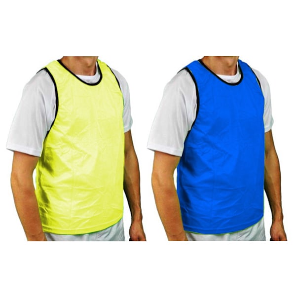 Precision Barn/Barn Reversible Mesh Träning Bib 4-9 År Yellow/Royal Blue 4-9 Years