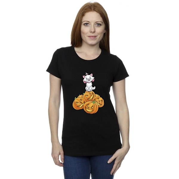 The Aristocats Dam/Kvinnor Marie Pumpa Bomull Halloween T-shirt Black XXL