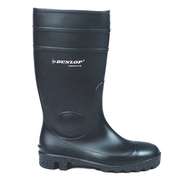 Dunlop FS1600 142PP Unisex säkerhetsstövlar för Wellington 38 EUR Svart Black 38 EUR