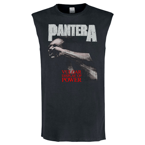 Amplified Herrarnas Vulgar Display Of Power Pantera Ärmlös Tanktop Charcoal XS