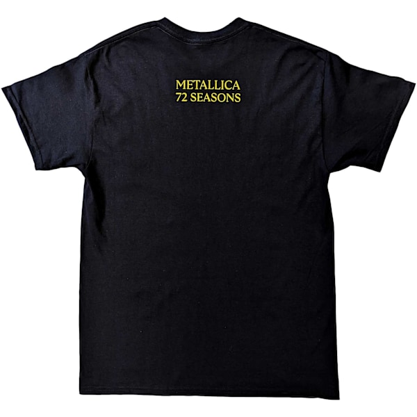 Metallica Unisex Adult 72 Seasons Broken Guitar Bomull T-shirt Black M