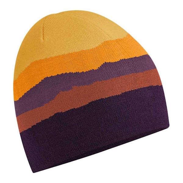 Beechfield Mountain Pull-On Beanie One Size Desert Peaks Desert Peaks One Size
