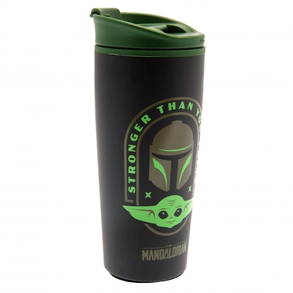 Star Wars: The Mandalorian Metall Resemugg En Storlek Svart/Grön Black/Green One Size