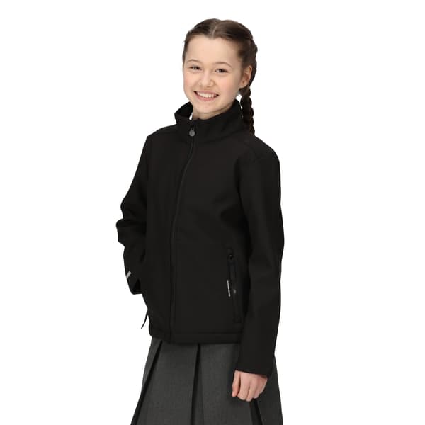 Regatta Professional Barn/Kids 2-lagers Softshelljacka 3 Black 34in