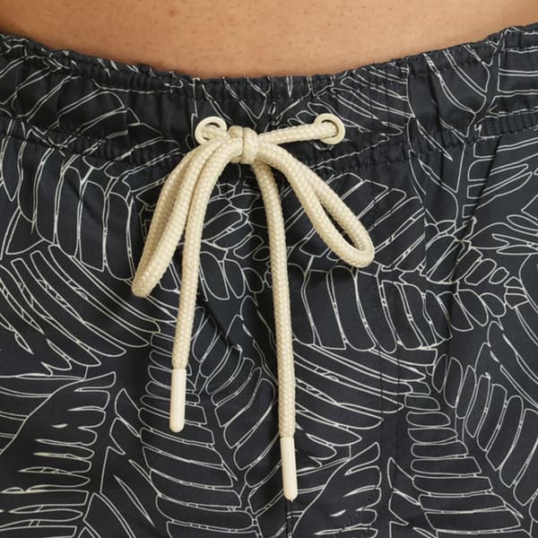 RIPT Essentials Herr Badbyxor med Lövtryck Storlek M Marinblå Navy Blue M