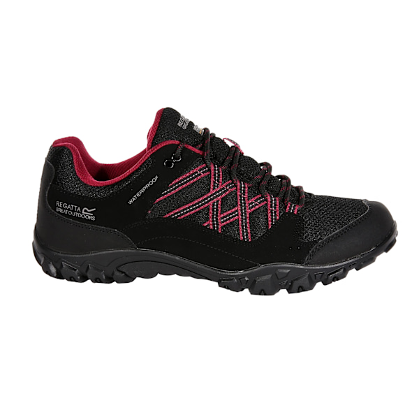 Regatta Womens/Ladies Edgepoint III Walking Shoes 7 UK Svart/Beaujolais Black/Beaujolais 7 UK