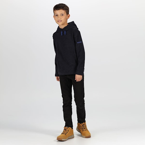 Regatta Barn/Barn Keyon Hooded Fleece 7-8 År Marinblå/Svart Navy/Black 7-8 Years