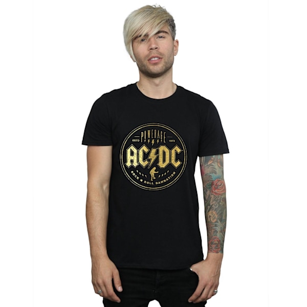 AC/DC Herr Rock N Roll Damnation T-shirt L Svart Black L