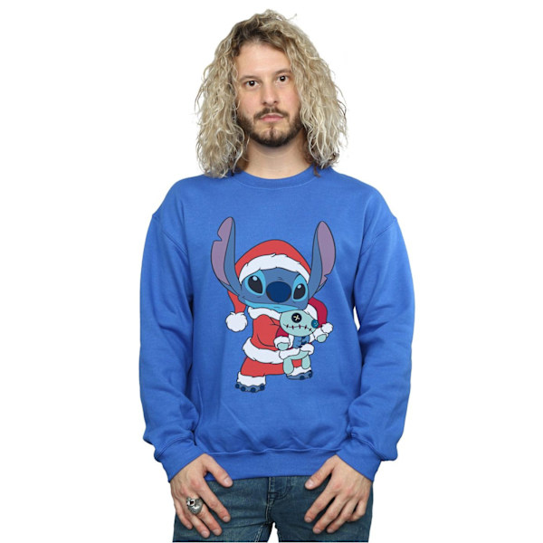 Disney Herr Lilo Och Stitch Stitch Jultröja XXL Roy Royal Blue XXL