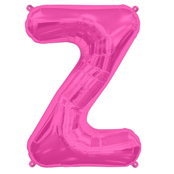 NorthStar Z bokstav folie ballong en storlek magenta Magenta One Size