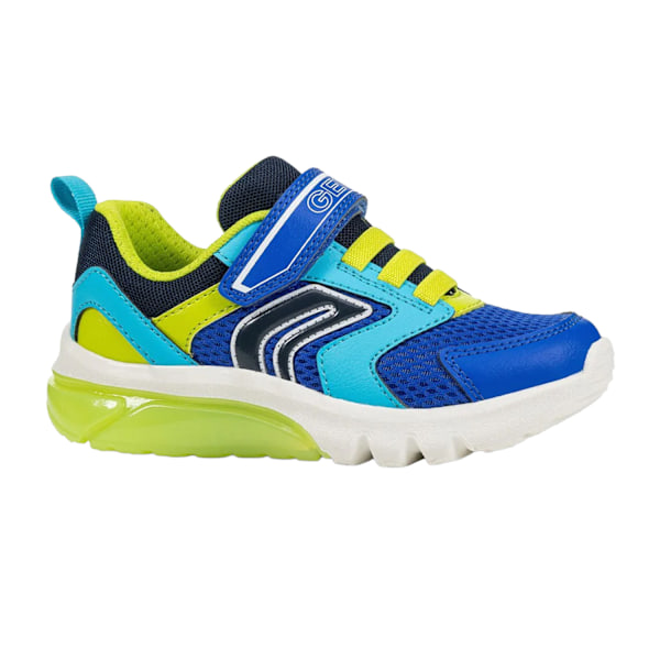 Geox Pojkar Ciberdron Lysande Gymnastikskor 5 UK Barn Royalblå/Lime Royal Blue/Lime 5 UK Child
