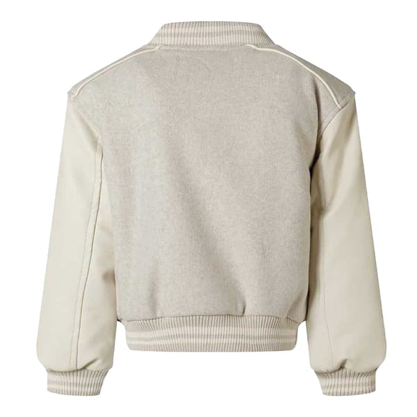 Minoti Flickor New York Patch Varsity Jacka 13-14 År Melerad Mottled Beige 13-14 Years