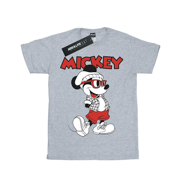 Disney Boys Mickey Mouse Hipster T-shirt 12-13 år Sports Grey Sports Grey 12-13 Years