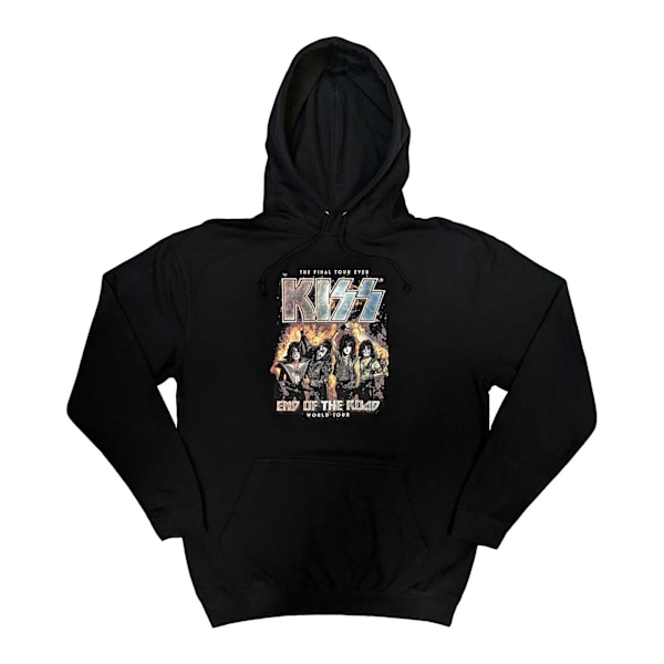 Kiss Unisex Vuxen End Of The Road Final Tour Hoodie M Svart Black M