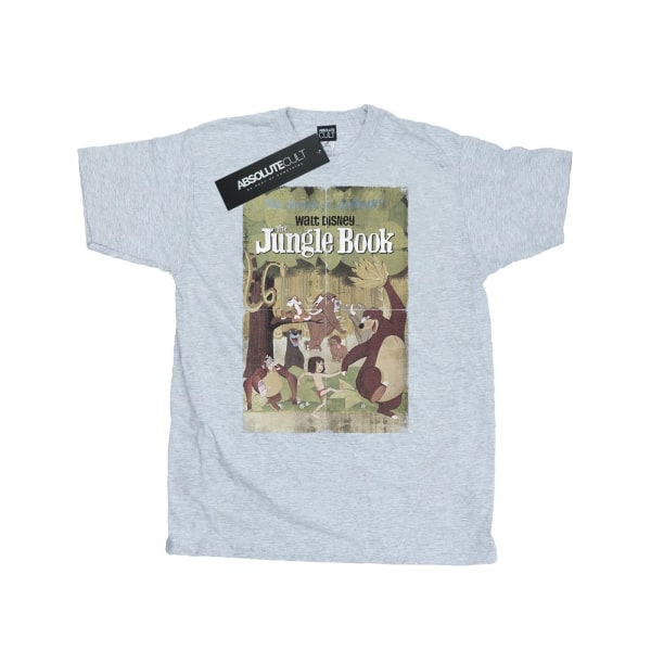 Djungelbok Herraffisch bomull T-shirt XL Sportgrå Sports Grey XL