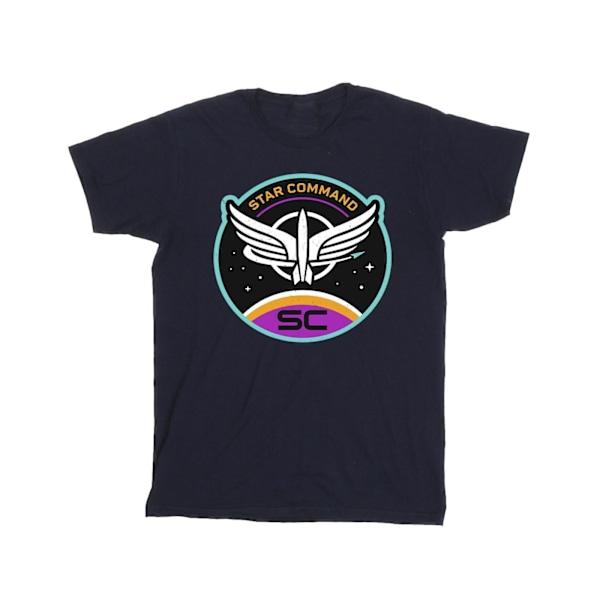 Disney Boys Lightyear Star Command Circle T-Shirt 5-6 år Marinblå Navy Blue 5-6 Years