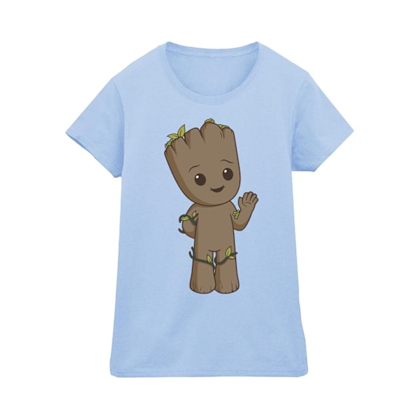 Marvel Dam/Kvinnor Jag Är Groot Söta Groot Bomull T-shirt S Bab Baby Blue S