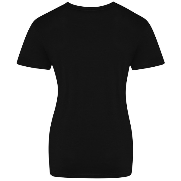 AWDis Just Ts Dam/Dam The 100 Girlie T-shirt 18 UK Deep B Deep Black 18 UK