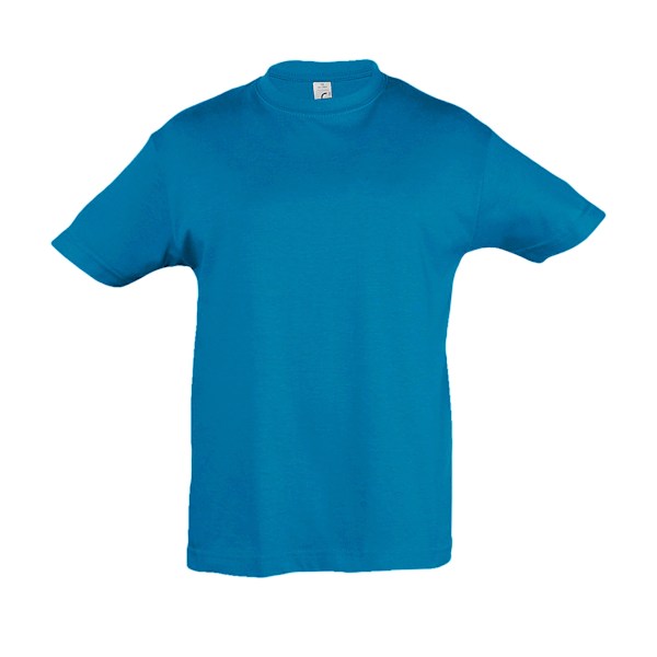 SOLS Kids Regent Kortärmad T-shirt 6 år Aqua Aqua 6yrs